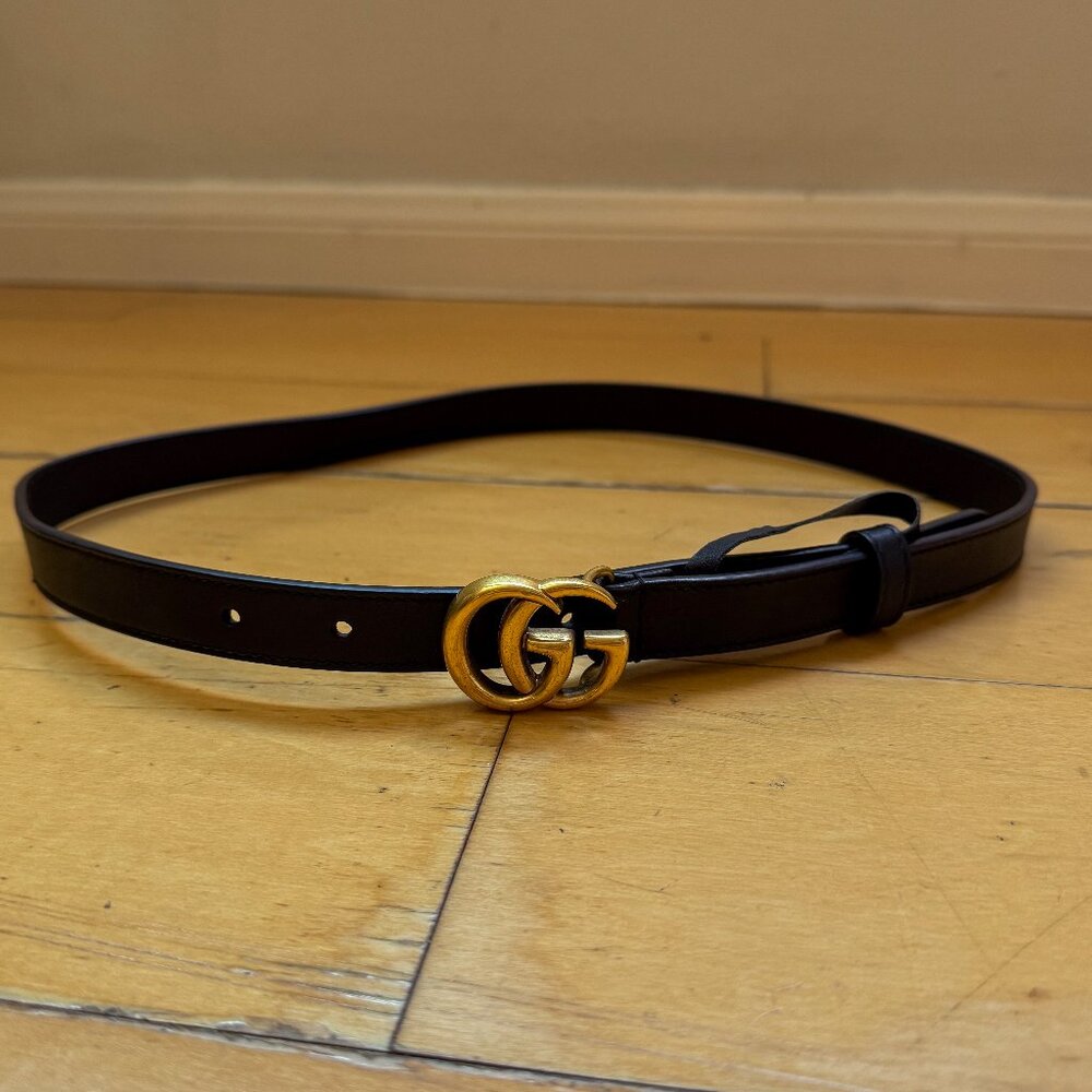 Gucci GG Marmont thin belt